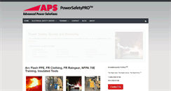 Desktop Screenshot of powersafetypro.com
