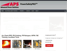 Tablet Screenshot of powersafetypro.com